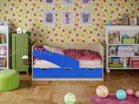 Кровать детская Бабочки 2,0 м в Петровском - petrovskij.mebel-nsk.ru | фото