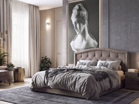 Кровать двуспальная 1,8м Верона-2 в Петровском - petrovskij.mebel-nsk.ru | фото