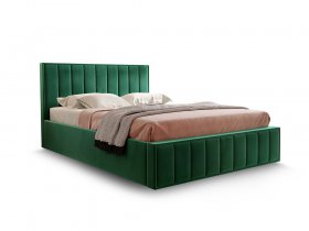 Кровать мягкая 1,6 Вена стандарт, вар.1 в Петровском - petrovskij.mebel-nsk.ru | фото