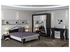 Модульная спальня Верона (Линаура) в Петровском - petrovskij.mebel-nsk.ru | фото