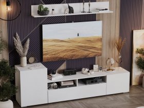 Стенка «Сильвия» (белый ясень) в Петровском - petrovskij.mebel-nsk.ru | фото